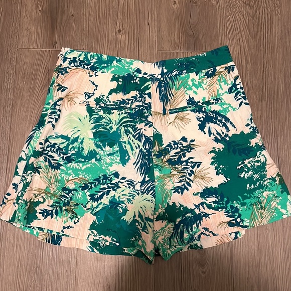 Anthropologie Elevenses Skort Tropical Pattern - Picture 7 of 9